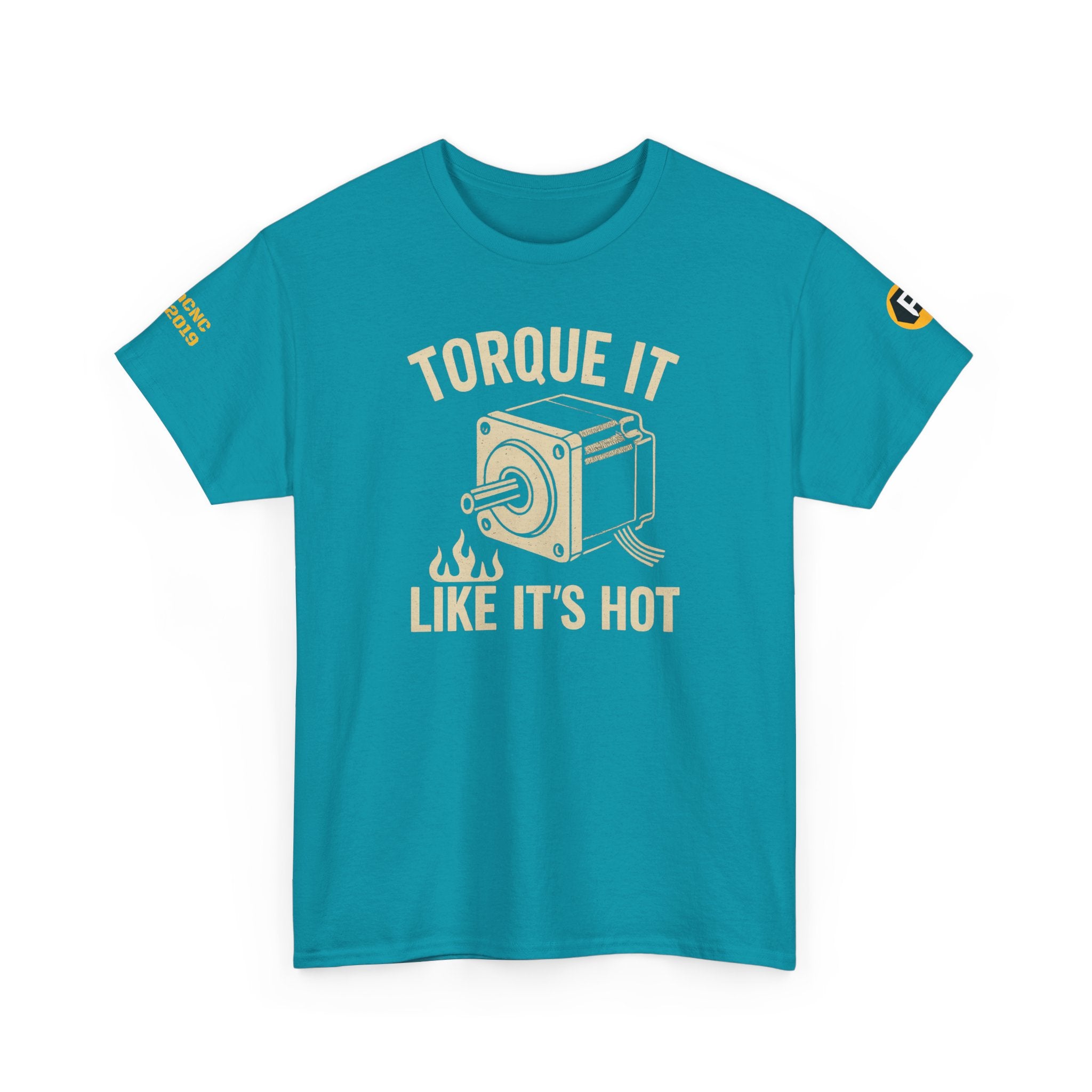 Torque It Like It's Hot Unisex Heavy Cotton Tee, Funny Graphic T-Shirt, Casual Wear, Gift for Engineers, Tech Enthusiasts, Birthday Present