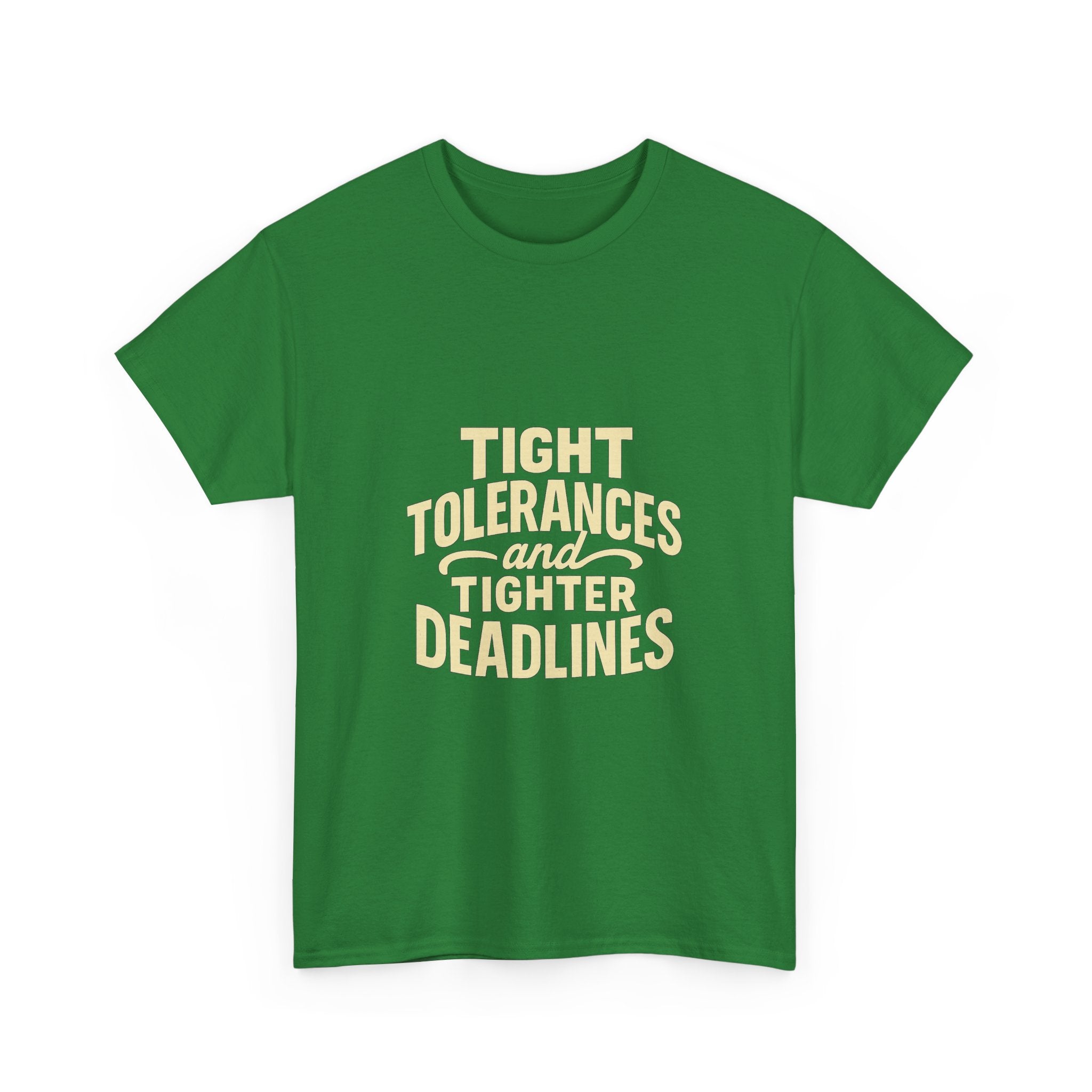 "Tight Tolerances and Tighter Deadlines" Unisex Heavy Cotton Tee - Perfect for Engineers & Creatives, Gift for Professionals, Casual [...]