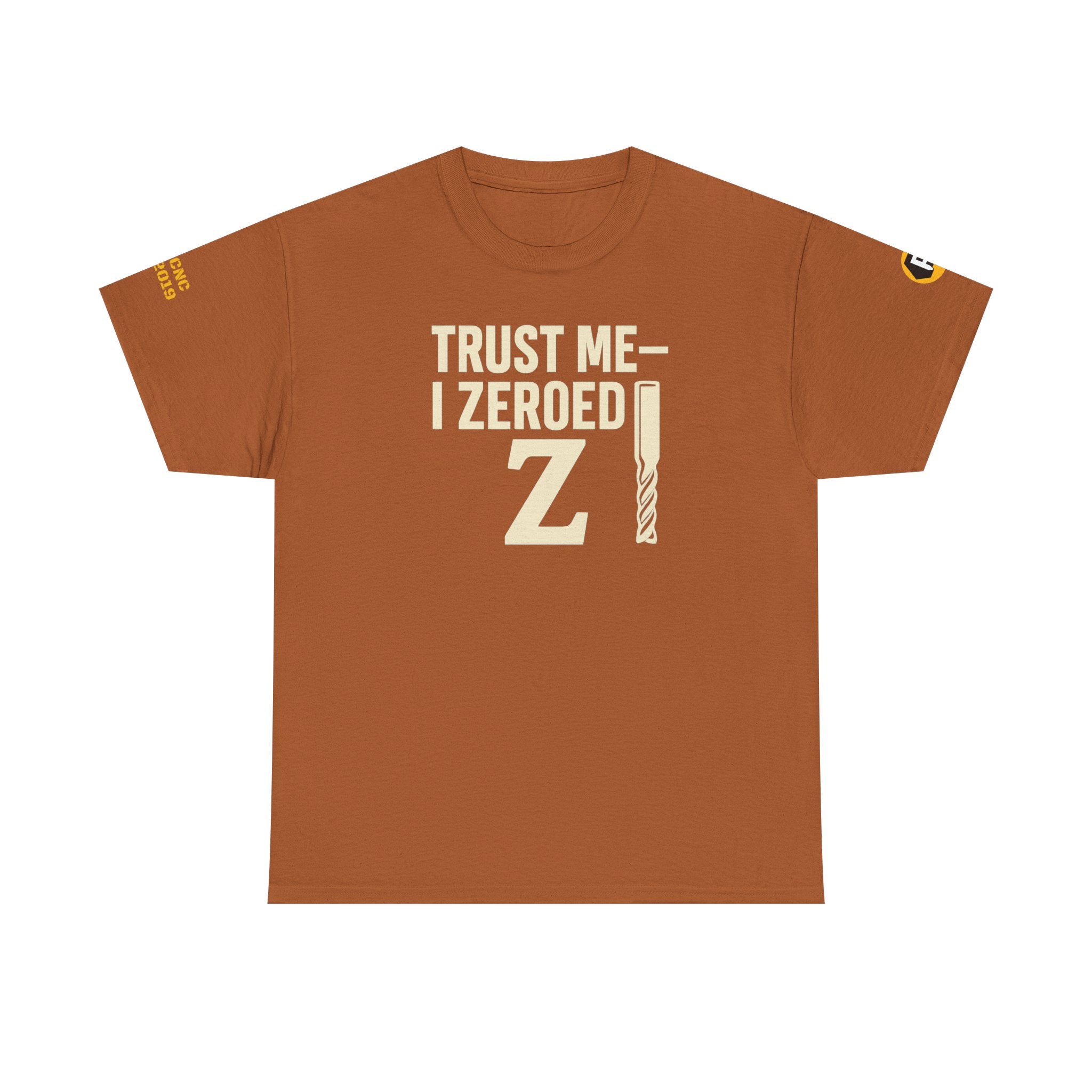Trust Me I Zeroed Z Unisex Heavy Cotton Tee | Funny Graphic Tee, Casual Wear, Gift for Friends, Birthday T-Shirt, Humor Apparel