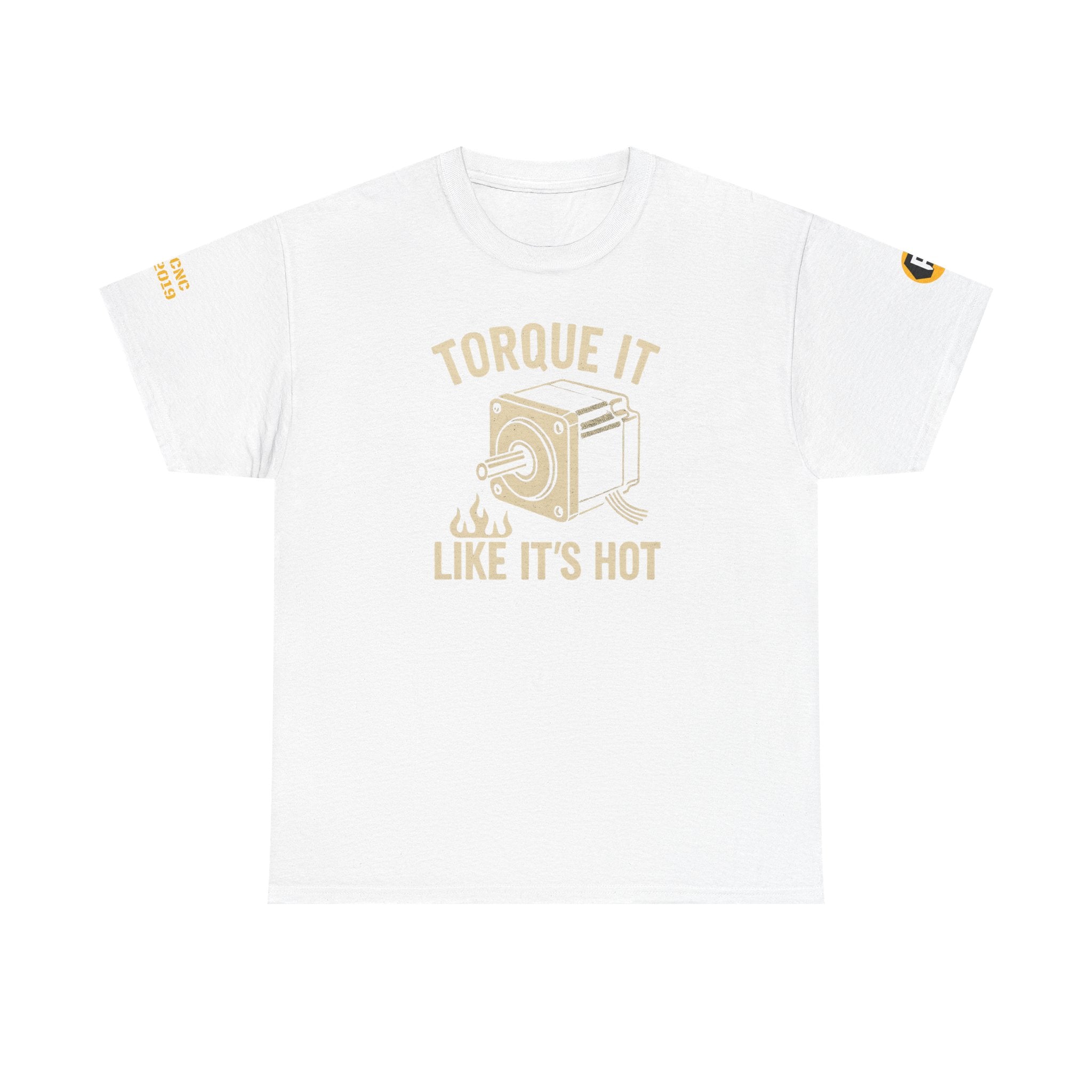 Torque It Like It's Hot Unisex Heavy Cotton Tee, Funny Graphic T-Shirt, Casual Wear, Gift for Engineers, Tech Enthusiasts, Birthday Present