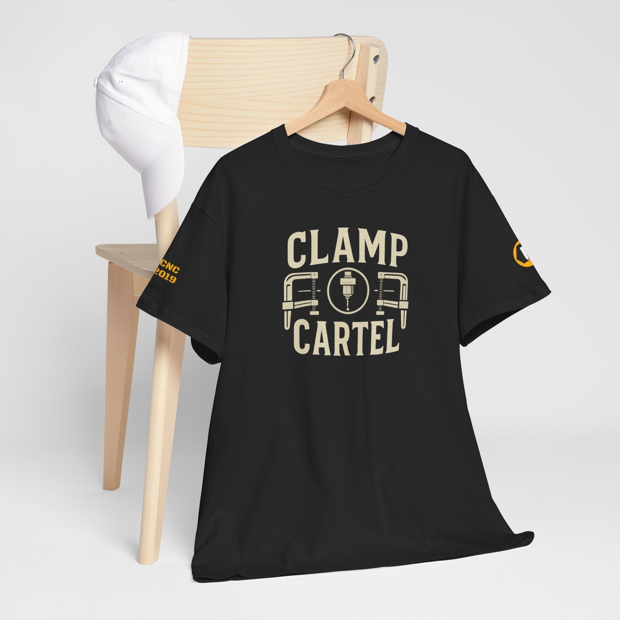 Clamp Cartel Unisex Heavy Cotton Tee - Street Style Apparel, Graphic Tee, Casual Wear, Cool Outfit, Gift for Him/Her