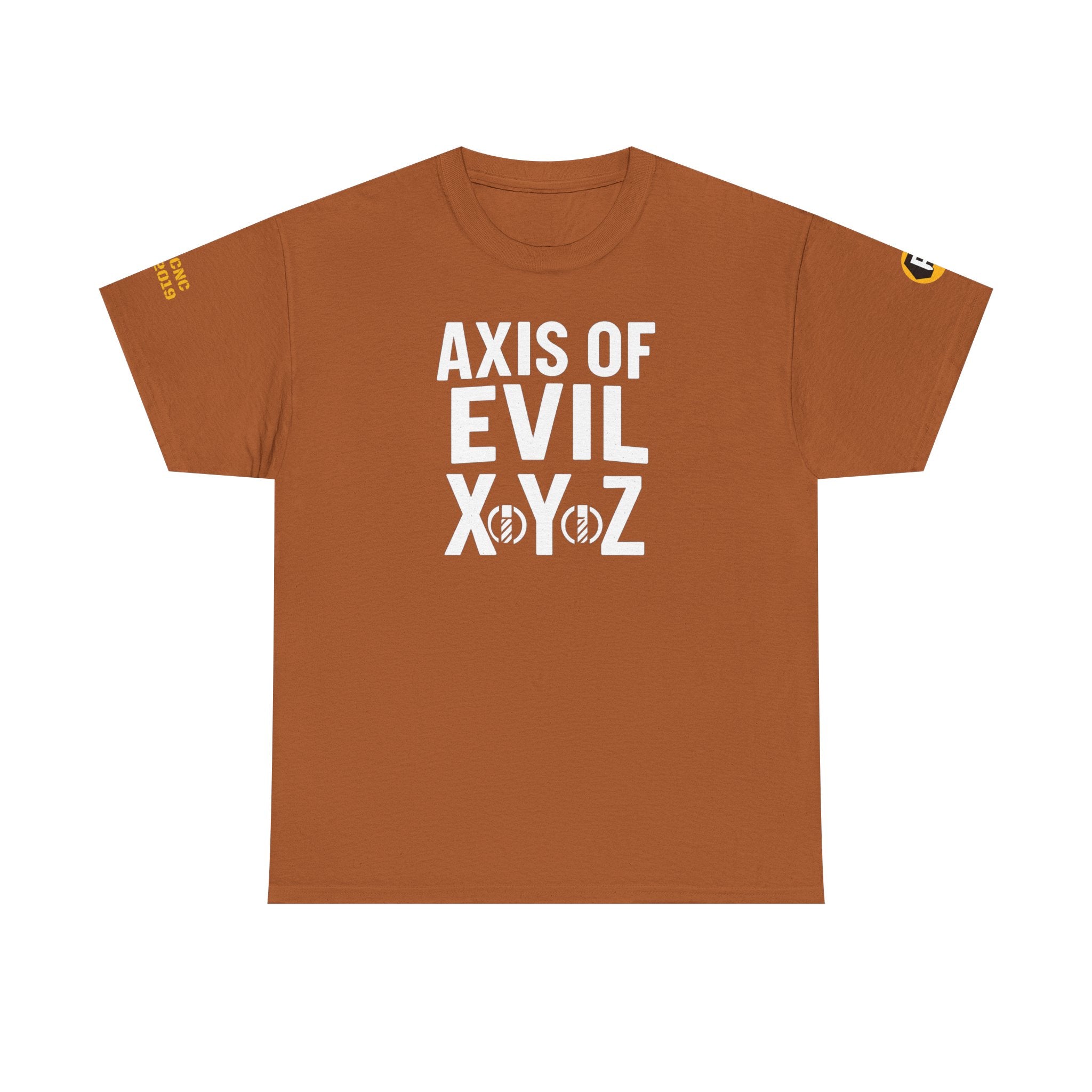 Unisex Heavy Cotton Graphic Tee - Axis of Evil, Casual Wear, Street Style, Gift for Friends, Humor Clothing