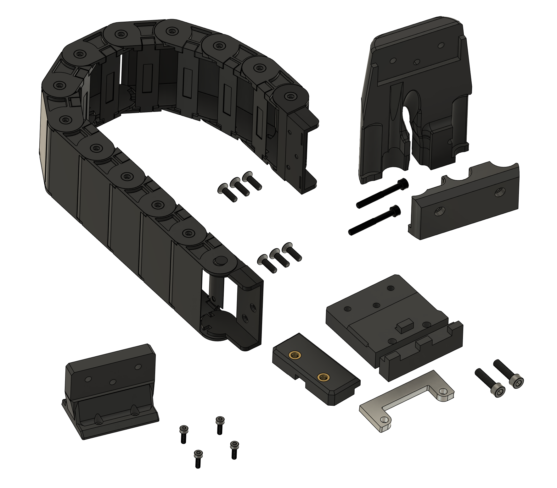 Z Axis Cable Chain Mount System — Universal CNC Cleanup Upgrade