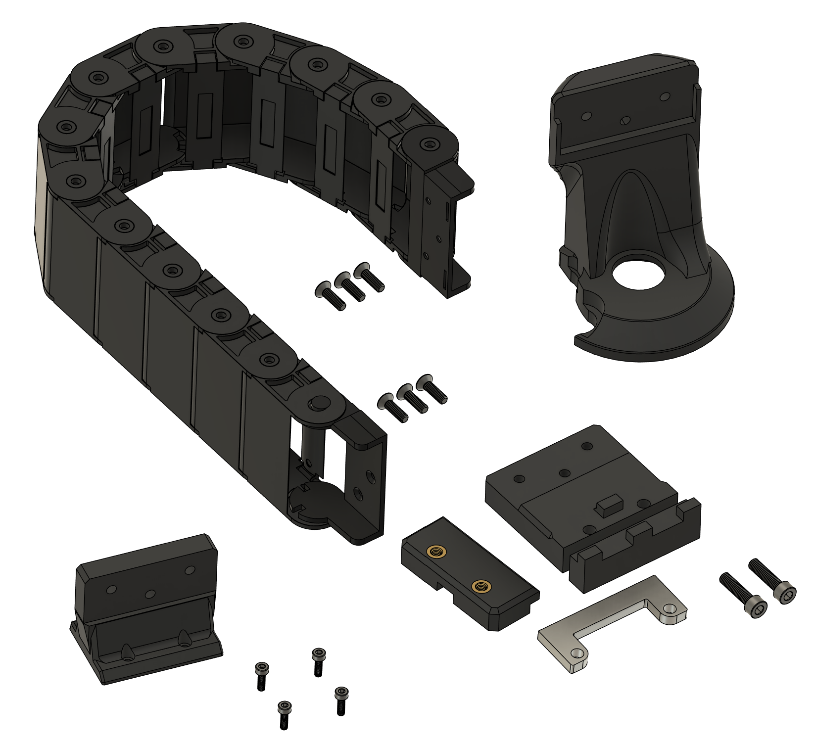 Z Axis Cable Chain Mount System — Universal CNC Cleanup Upgrade