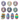 ZYLtech Rainbow PLA Silk Filament – 1.75mm, 1kg